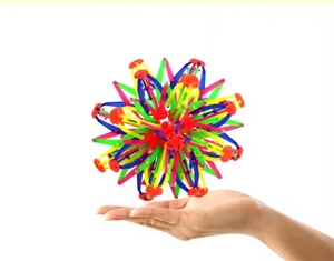 Khuyến mại cầu vồng màu mở rộng thở quả bóng căng thẳng thuốc giảm Đồ chơi nhựa Telescopic bóng cho trẻ em - Product Image 6