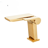 Robinet de lavabo moderne en laiton à prix de gros, monocommande, à poser sur le comptoir, mitigeur eau chaude et froide