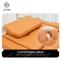 Salon électrique de luxe multifonction télécommandé Tête de massage thaïlandais Spa Cuir synthétique Shampooing Chaise Meubles de salon