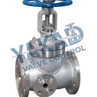 Katup Gerbang Baja Tahan Karat 4 Inci, Berflens, Grafit Fleksibel, ASTM A182 F316, Uap
