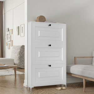 <span class=keywords><strong>Mueble</strong></span> Zapatero de Hierro de Alta Calidad con 3 Cajones, Ultrafino, de Diseño Moderno, <span class=keywords><strong>para</strong></span> Montar en la Pared, <span class=keywords><strong>para</strong></span> la Sala de Estar, la <span class=keywords><strong>Entrada</strong></span> o el Hogar - Product Image 4