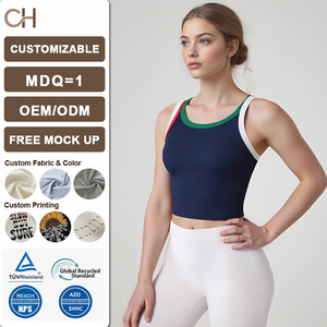 European and <strong>American</strong> Style One-Piece <strong>Sports</strong> <strong>Bra</strong> for Women with Padding Supportive Shockproof Running Tennis Outdoor Yoga Wear - Product Image 1