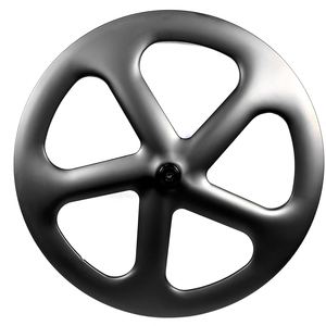 BIKEDOC – roues de vélo de route/piste en carbone SP-TL5 700C, 24mm de largeur, 55.7mm de profondeur, cinq rayons en carbone - Product Image 2