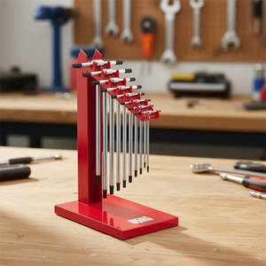 Juego de Llaves Hexagonales Métricas 280 T/S8, Juego de Llaves Allen con Soporte - Product Image 3