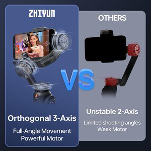 <span class=keywords><strong>Stabilisateur</strong></span> de <span class=keywords><strong>smartphone</strong></span> <span class=keywords><strong>ZHIYUN</strong></span> Smooth 5S AI à 3 axes avec lumière d'appoint intégrée et suivi du visage par IA pour iPhone et Android - Product Image 3