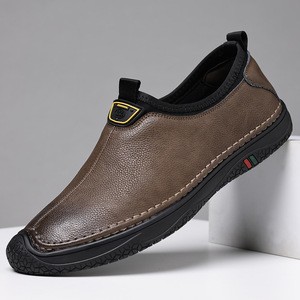 รองเท้าโลฟเฟอร์หนังลำลองผู้ชาย สวมใส่สบาย พื้นยางกันลื่น เหมาะสำหรับใส่ขับรถและพักผ่อน - Product Image 1