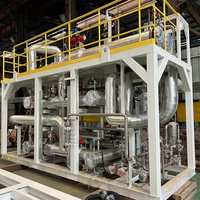 Usine de séparation d'air par oxygène liquide cryogénique 250-300 tonnes par jour pour centre d'approvisionnement en gaz industriel
