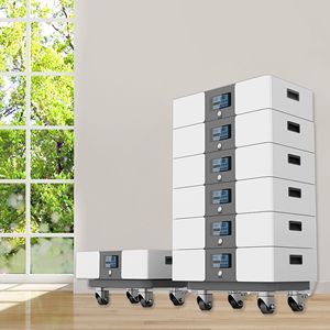 แบตเตอรี่ลิเธียมสำรองพลังงานแบบเรียงซ้อน 51.2V100ah200Ah10KWH15KWH20kwh Lifepo4 6000 รอบการใช้งาน สามารถเพิ่มชั้นซ้อนได้ - Product Image 5
