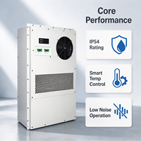 Climatiseur d'armoire industriel fiable, construction robuste, indice de protection IP54, dissipation thermique stable, climatiseur d'armoire