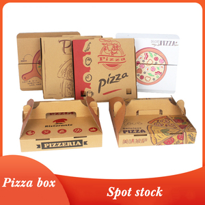 Atacado 6 7 8 9 10 12 polegadas tomada, caixa de papel de enrolamento caixa de fábrica de pizza, logotipo personalizado, impressão de pizza - Product Image 6