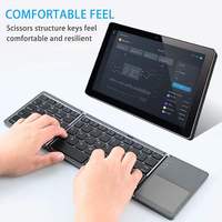 Mini Teclado Bluetooth Plegable y Flexible de Bolsillo, Teclado Inalámbrico Plegable para TV, para Galaxy S8 Ultra