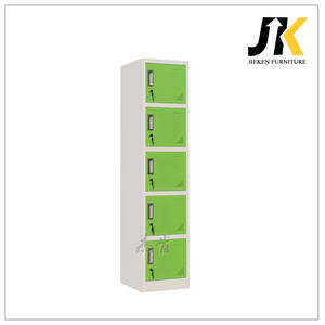 خزانة فولاذية 5 طبقات من الفولاذ المقاوم للصدأ بسعر منخفض من Almirah مفردة 5 مستقلة من المعدن لورشة عمل مدرسة صالة الألعاب الرياضية - Product Image 5