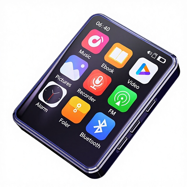 2.4 Inch Foreign Trade Style MP3/MP4 for FM Student Portable Music Player USB 2.0 3.5mm Connector MP3-16 Model Singing