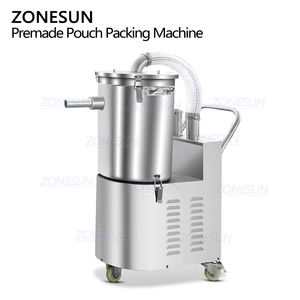 Machine de pesage, de remplissage et de scellage automatique ZONESUN ZS-AFS04 à trois têtes pour sachets préformés, granulés, noix, grains de café - Product Image 6