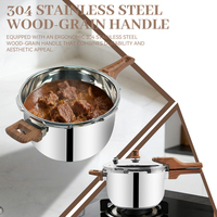 Olla a Presión de Acero Inoxidable 18/10 de 3L/4L/5L/7L/9L/11L para Cocina, Olla a Presión de Inducción para Cocinar Arroz Rápidamente