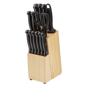 <span class=keywords><strong>Set</strong></span> di 15 <span class=keywords><strong>Coltelli</strong></span> <span class=keywords><strong>da</strong></span> <span class=keywords><strong>Cucina</strong></span> in Acciaio Inossidabile con Blocco in Legno, Logo e Colore Personalizzabili, <span class=keywords><strong>Set</strong></span> Professionale per Chef - Product Image 3