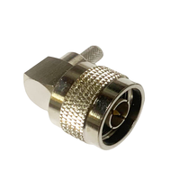 Connecteur coaxial RF de type N mâle à angle droit pour câble RG58 RG195 RG142 50-3