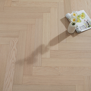 <span class=keywords><strong>Parquet</strong></span> en bois d'ingénierie 600x600mm, panneaux de bois de qualité A pour zones à fort trafic, carreaux de sol de luxe en chêne et noyer - Product Image 3