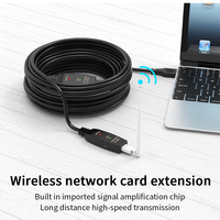 Câble d'extension USB 3.0 haute vitesse de 10 15 30 mètres pour ordinateurs et appareils iOS pour amplificateur de signal de caméra vidéo