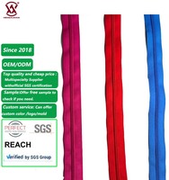 Fermeture à glissière en plastique nylon de haute qualité à extrémité ouverte avec dents de protection pour sac et vêtement