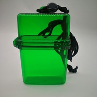 Coque de téléphone portable punk très tendance, boîte de rangement, boîte de plage, boîte à canettes de plage, étui transparent en plastique à suspendre au cou