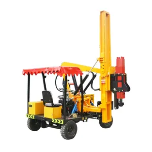 Yugong Diameter 400 Hydraulic Fence Post Pounder Guardrail Hammer Piling Pile Driver Equipment For Highway