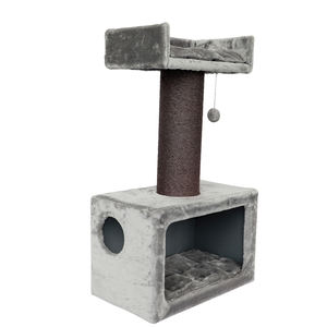 Rumah Bermain Kucing Mewah Desain Baru Tiang Garukan Sisal Pohon Kucing Kecil Dari Longnew Pet - Product Image 1