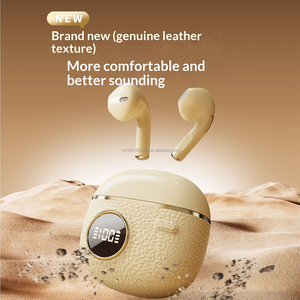 Nouveaux écouteurs TWS X82 2026, Bluetooth 5.4, sans fil, basses profondes 9D, design en cuir premium, faible coût pour la vente en gros en Amérique du Sud - Product Image 6