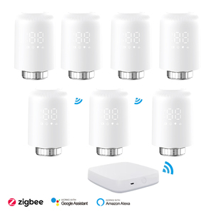 Alexa et Google Assistant Tuya3.0 Digital Zigbee Smart <span class=keywords><strong>Radiateur</strong></span> Thermostatique - Product Image 1