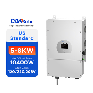 DAH Solar colorido táctil LCD fase dividida 5kw 6kw 7.6kw 8kw híbrido solo el precio de <span class=keywords><strong>inversor</strong></span> 6 <span class=keywords><strong>kW</strong></span> - Product Image 1