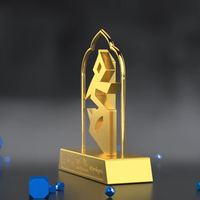 Trophée d'or tibétain précis personnalisé Metal Awards Technique Casting