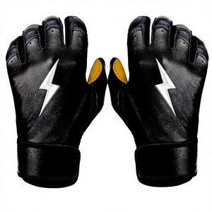 ถุงมือตีเบสบอลซอฟต์บอลแบบมืออาชีพสำหรับทุกเพศ รุ่นใหม่ล่าสุด ผลิตตามสั่ง (OEM) หนังแพะ ปิดด้วยแถบตีนตุ๊กแก น้ำหนักเบา - Product Image 3