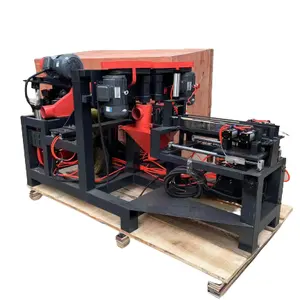 Fully automatic CNC wooden pallet foot pier making machine large horizontal wooden pallet foot pier nail breaking machine