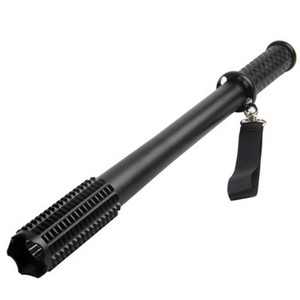 Linterna LED Recargable de Aluminio Texturizado Rojo, Enfoque Fijo, Lámpara de Mano Brillante para Vehículo, Camping, Emergencias Nocturnas al Aire Libre - Product Image 1