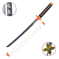Espada de Juguete de Bambú de Anime Demon Slayer Kochou Shinobu, Disponible en Stock, Bajo Precio, S White Saya Cosplay, 26'', Unisex