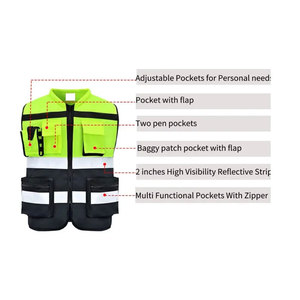 CITICITY Custom logo Windproof Chaqueta De Seguridad Safety <b>Jackets</b> Reflective Safety Vests for Construction <b>Worker</b> - Product Image 5