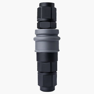 ข้อต่อสายลมแบบเกลียวนอก Fuxin ขนาด 6 มม. 1/4 นิ้ว ผลิตจากเรซิน PBT พร้อมซีล NBR สำหรับเครื่องมือลม - Product Image 1