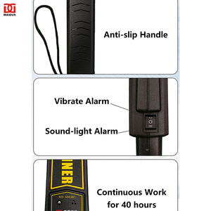 Détecteur De Métaux Portatif, Escáner De Seguridad Corporelle Portátil Para Hotel, Ecole, Aéroport - Product Image 3