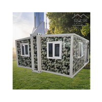 Maison conteneur extensible à faible coût Structure préfabriquée en acier et panneau sandwich pour hôtels en Tunisie et au Mexique