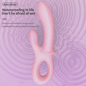 Vibrateur rechargeable à double tête en silicone à 12 fréquences pour adultes - Product Image 4