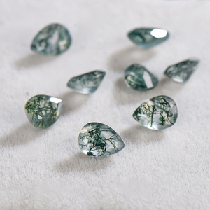 अर्ध-कीमती पत्थर प्राकृतिक एगेट पत्थर के मटर आकार 6x8 मिमी एगेट - Product Image 1