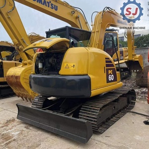 Pompe hydraulique d'occasion pour excavatrice Komatsu PC60-7 6 tonnes, mini-pelle Komatsu PC55 PC60 PC70 PC78US, moteur inclus, vente d'occasion - Product Image 1