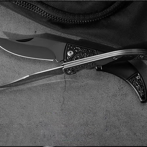 سكين قابل للطي من الفولاذ المقاوم للصدأ من بوتشن، سكين متعدد الاستخدامات للصيد وتقطيع اللحوم والتخييم والصيد في الهواء الطلق ونحت الخشب وفتح الرسائل - Product Image 4