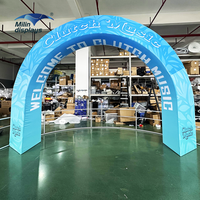 Porte de porte en arc personnalisée avec logo publicité festival entrée événement sportif grande ouverture arche avec panneaux porte en arc de réunion