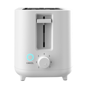 Tostadora Eléctrica Vertical Automática Blanca para Desayuno, Tostadora de 2 Rebanadas para Pan Grueso, Modelo BT036 - Product Image 3