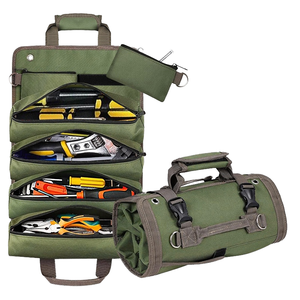 <span class=keywords><strong>Bolsa</strong></span> Enrollable <span class=keywords><strong>para</strong></span> Herramientas con 6 Bolsillos con Cierre, Organizador <span class=keywords><strong>de</strong></span> Herramientas Portátil, <span class=keywords><strong>Bolsa</strong></span> <span class=keywords><strong>de</strong></span> Transporte con Cierre <span class=keywords><strong>para</strong></span> Mecánicos y Automóviles - Product Image 2
