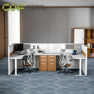 Escritorio <span class=keywords><strong>de</strong></span> Oficina Personalizable con Cajón, Escritorio <span class=keywords><strong>de</strong></span> Oficina <span class=keywords><strong>de</strong></span> Madera para <span class=keywords><strong>Abogados</strong></span>, Divisiones <span class=keywords><strong>de</strong></span> Vidrio, Escritorio <span class=keywords><strong>de</strong></span> Tres Lados <span class=keywords><strong>de</strong></span> 1.6 Metros - Product Image 1