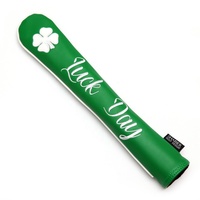Housse de protection personnalisée en cuir PU de qualité supérieure pour bâtons de golf, brodée, capacité 2 bâtons, pour bâton d'alignement de golf