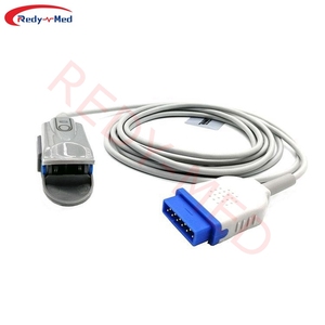 Pince médicale de doigt adulte de sonde de capteur de SPO2 compatible pour <span class=keywords><strong>GE</strong></span> Marquette - Product Image 4