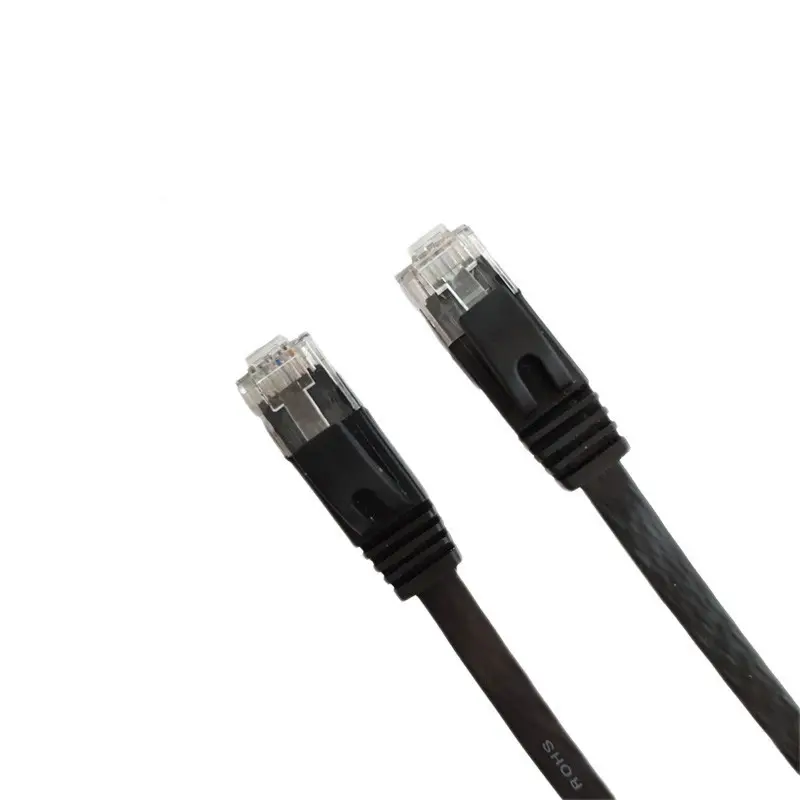 Cable de red Cat6 Utp plano, 1m, RJ45, Ethernet, Lan, PVC, 4P, par trenzado, sistema de telecomunicaciones/cableado, K838